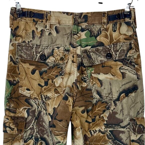 VTG Walls Advantage Camo Denim Cargo Jeans 29x30 Double Knee Hunting Streetwear - Picture 2 of 12